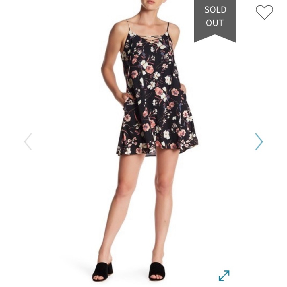NWOT Floral Swing Dress with Pockets